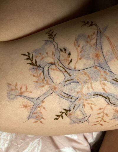 Lucie Mosali_malování hennou