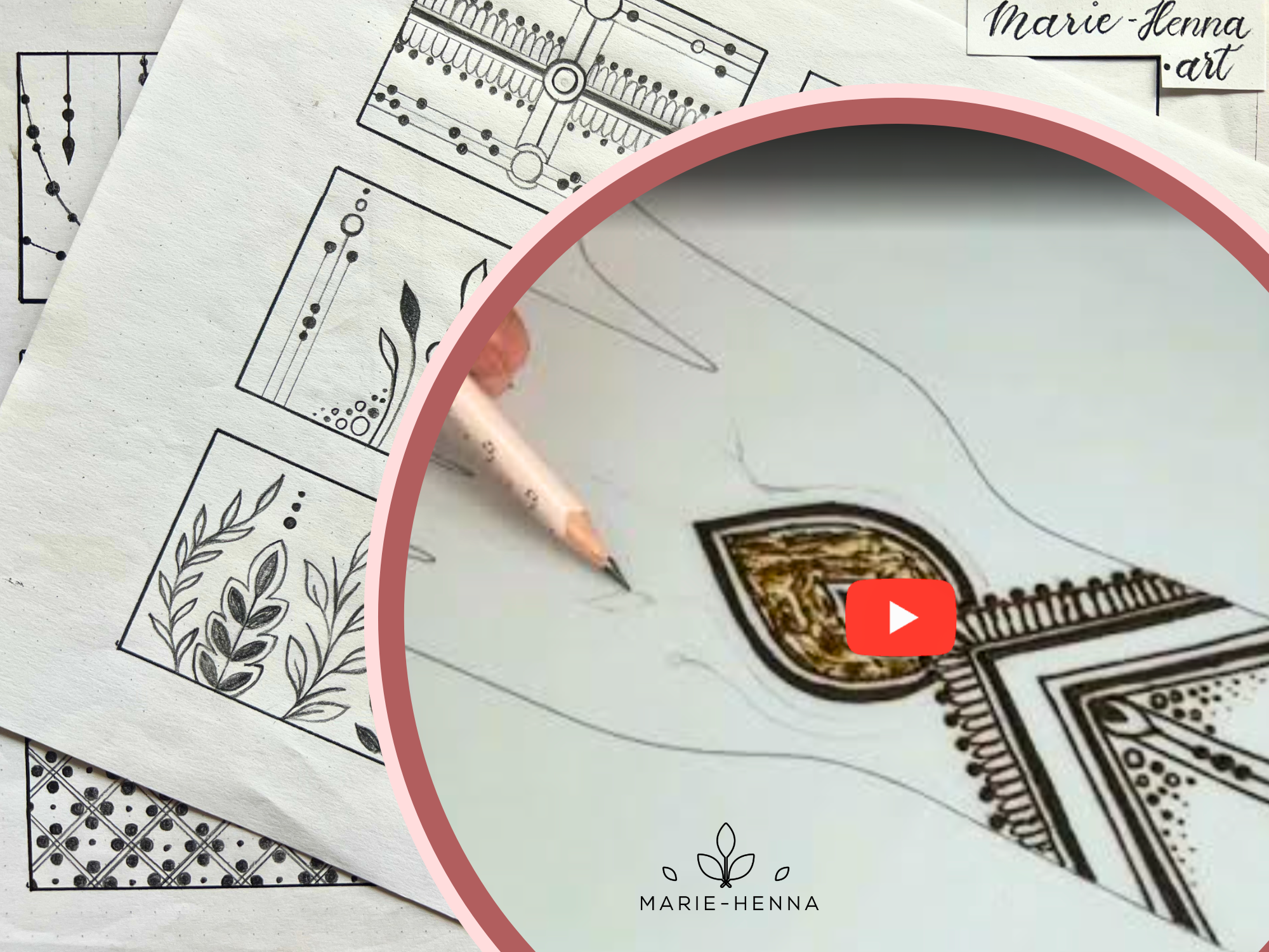 HENNA KURZ ZAČÁTEČNICKÝ online | "Miluju a Maluju" - Obrázek 5