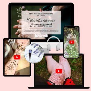 HENNA WORKSHOPY 6x video-záznam | "Celé léto pomalovaná"